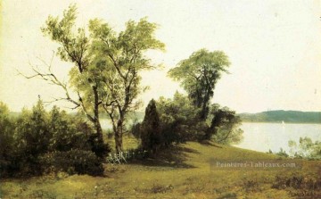 Navigation sur l’Hudson Albert Bierstadt Peinture à l'huile